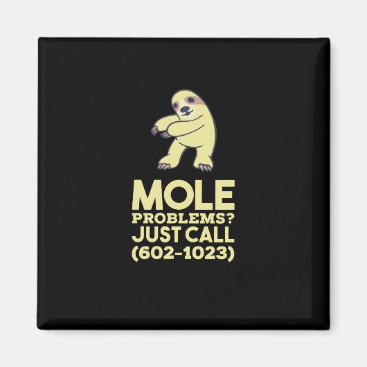 Aimant Problèmes de chimie - Mole (Devant)