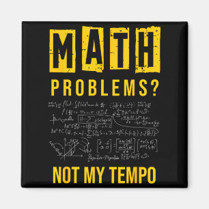 Aimant Problèmes de maths_ Pas de blagues de papa sur le