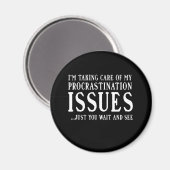 Aimant Problèmes de procrastination (Recto/Verso)
