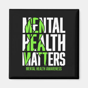 Aimant Problèmes de santé Green Ribon Mental Health Award