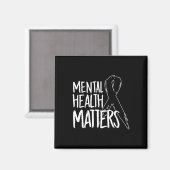 Aimant Problèmes De Santé Mentale Conception Suicide Pour (Recto/Verso)