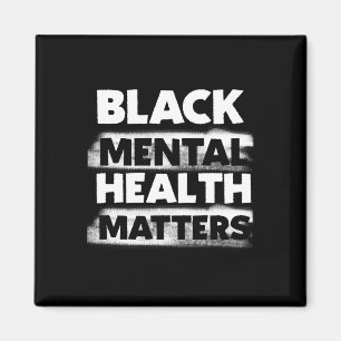 Aimant Problèmes de santé mentale Thérapie Black Excellen