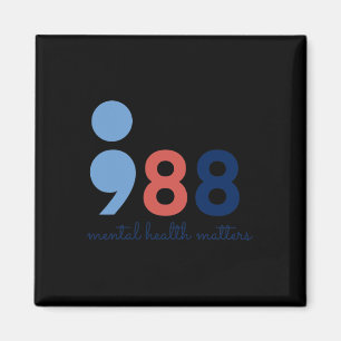 Aimant Problèmes de santé Semicolon Suicide Hotline Preve