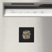 Aimant Procédons avec Sendy Rizzlers 67 Aura Meme Design (In Situ (Lave-vaisselle))