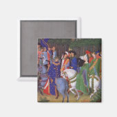 Aimant Procession mariage médiévale (Recto/Verso)