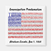 Aimant Proclamation d'émancipation (Devant)