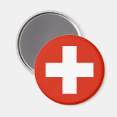 Aimant Produits Drapeaux Suisse (Recto/Verso)