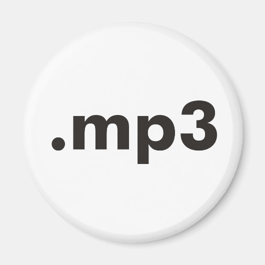 Aimant produits et designs mp3 ! (Devant)