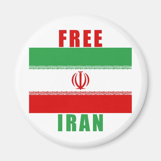 Aimant Produits Iran libres (Devant)