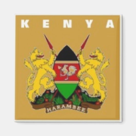 Aimant produits kenya (Devant)