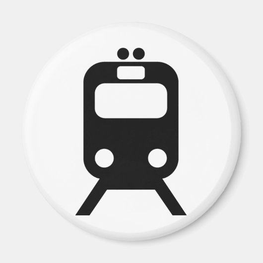 Aimant Produits pour amoureux des trains ! (Devant)