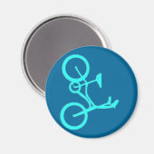 Aimant Produits pour vélos Turquoise cool (Recto/Verso)