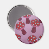 Aimant Produits Toadstool Rose (Recto/Verso)