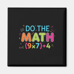 Aimant Prof de maths drôle fait le calcul 67 mème Six Sep