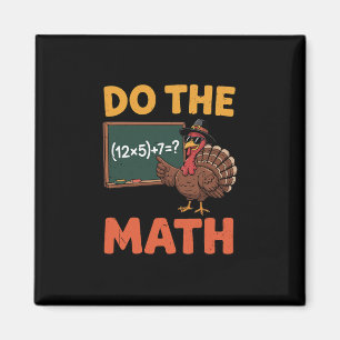 Aimant Prof de maths drôle Thanksgiving 67 Mème Faites le