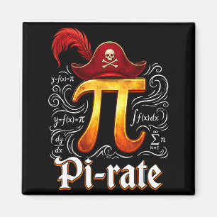 Aimant Prof de maths élève en sciences Pirate de Pi Drôle
