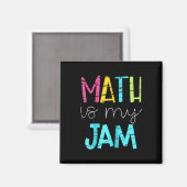 Aimant Prof de maths Les maths c'est ma passion (Recto/Verso)