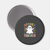 Aimant Prof Enseignant Fantôme Mignon Halloween Design_1 (Recto/Verso)