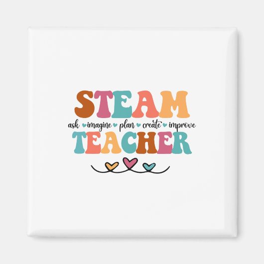 Aimant Prof Steam Squad Élementaire Enseignement Ck T (Devant)