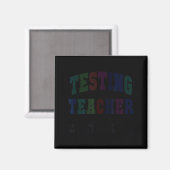 Aimant Prof testeur drôle journée de test bruh maths ela (Recto/Verso)
