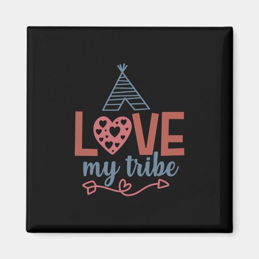 Aimant Professeur Art Love My Tribe (Devant)