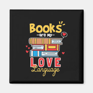 Aimant Professeur Cadeaux   Les Livres Sont Ma Langue D'A