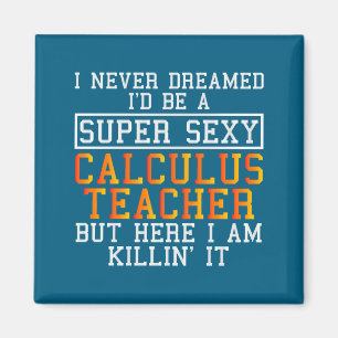 Aimant Professeur de calcul drôle professeur de mathémati