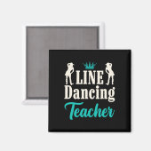 Aimant Professeur de danse en ligne (Recto/Verso)