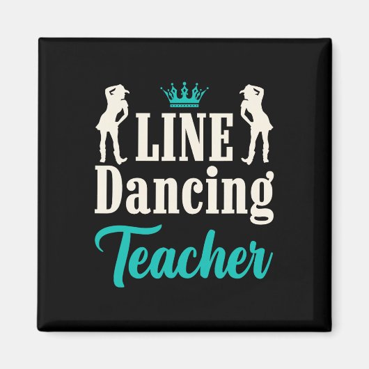 Aimant Professeur de danse en ligne (Devant)