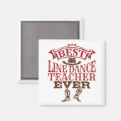 Aimant Professeur de danse en ligne (Recto/Verso)