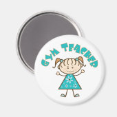 Aimant Professeur de gym (Recto/Verso)