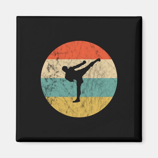 Aimant Professeur de kickboxing Sunset Mma Kickboxing Kar (Devant)