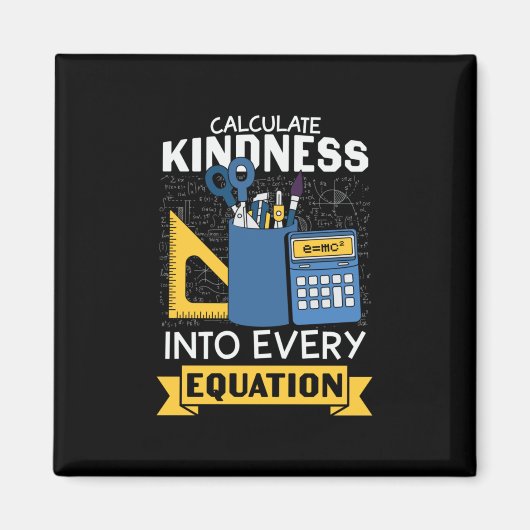 Aimant Professeur de mathématiques Calculer la gentilless (Devant)