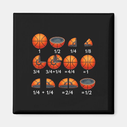Aimant Professeur de mathématiques de basket-ball de reto (Devant)