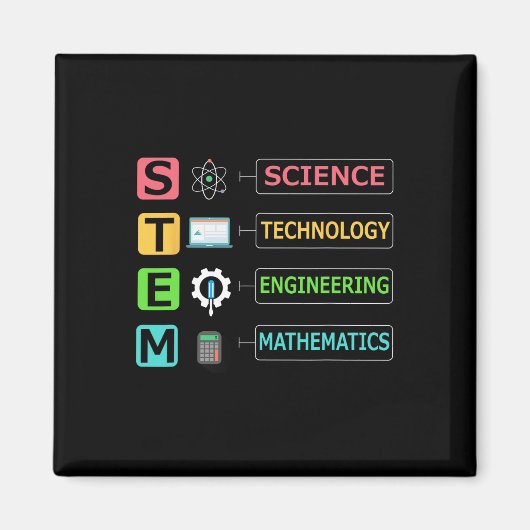 Aimant Professeur de mathématiques de technologie de scie (Devant)