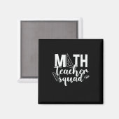 Aimant Professeur de mathématiques Équipe d'enseignants d (Recto/Verso)