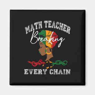 Aimant Professeur de mathématiques Mois de l'histoire des