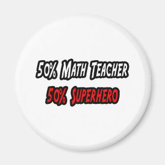 Aimant Professeur de mathématiques / Superhéros