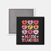 Aimant Professeur de mathématiques Symbole d'opération ma (Recto/Verso)