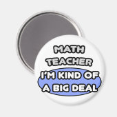Aimant Professeur de mathématiques... Une sorte de Big De (Recto/Verso)