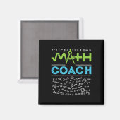 Aimant Professeur de maths Coach Ck de remerciement pour (Recto/Verso)