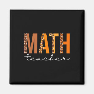Aimant Professeur de maths Leopard Squad mignonne Automne