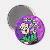 Aimant Professeur de musique (Recto/Verso)