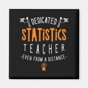 Aimant Professeur de statistiques dévoué à l'apprentissag