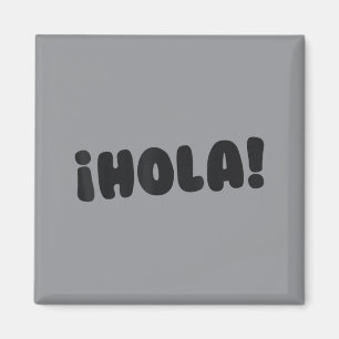 Aimant Professeur d'espagnol Hola Hello Español Latina Bi