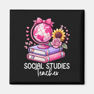 Aimant Professeur d'histoire des études sociales Terre Gl