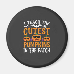 Aimant Professeur Halloween Citrouilles les Plus Mignonne