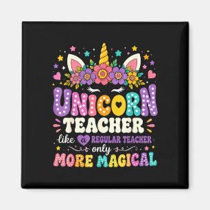 Aimant Professeur licorne drôle enseignantes retour à