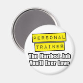 Aimant Professeur personnel...Travail le plus difficile q (Recto/Verso)