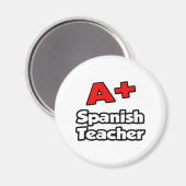 Aimant Professeur plus espagnol (Recto/Verso)